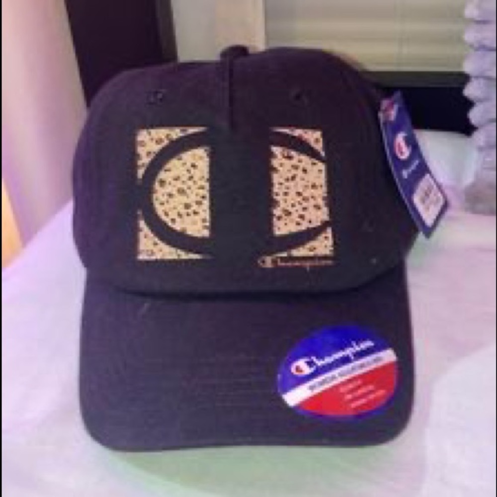 Champion cheetah print hat
